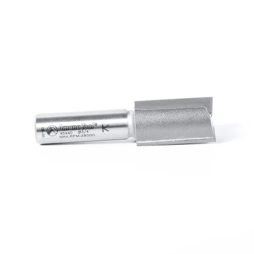 Miniatura 4 de Amana Tool - 45440 Broca de enrutador con punta de carburo recta de inmersión de 3/4 de diámetro x 1-1/4 x 1/2" de vástago