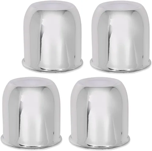 Miniatura 10 de CNNELL 4 piezas Tapas Centrales de Rueda Cromadas de Empuje Compatible con Llantas de 3.18" Solo Dimensiones del Orificio Central