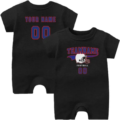 Miniatura 30 de Traje de fútbol personalizado para bebé, hace que tu bebé nombre y número de ropa de fútbol regalos