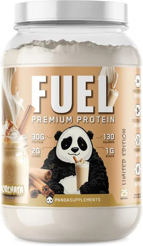 Miniatura 9 de Underground Bio Labs Panda Fuel Proteína Premium de Suero, Colágeno Hidrolizado, Caseína, Probióticos, Enzimas, Apto para Keto, Liberación