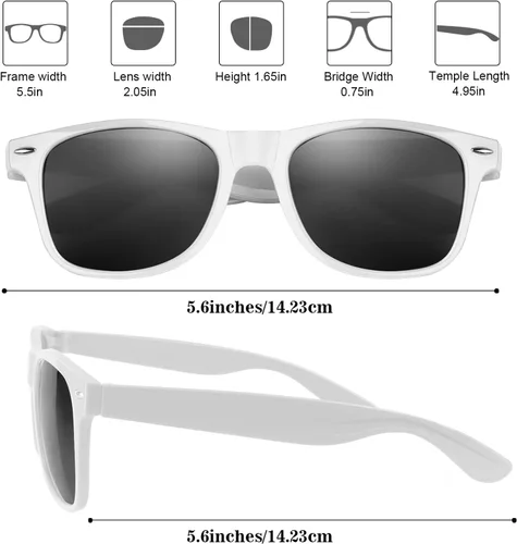 Miniatura 37 de FEPITO Paquete de 24 lentes de sol de fiesta a granel para regalos de fiesta de cumpleaños, rellenos de bolsas de golosinas para playa, piscina