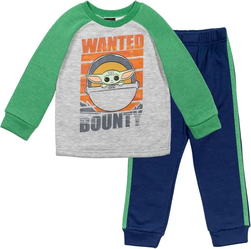 STAR WARS The Child - Conjunto de sudadera y pantalones para bebés y niños grandes