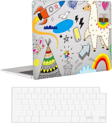 Miniatura 35 de Funda rígida compatible con MacBook Air de 15 pulgadas versión 2023 con chip M2 y pantalla de retina líquida de 15.3 pulgadas, funda protectora