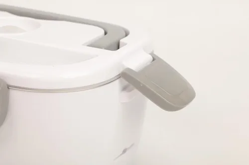 Miniatura 3 de Anas Fiambrera eléctrica 2 en 1, calentador de alimentos portátil perfecto para automóvil y hogar, diseño a prueba de fugas con recipiente extraíble