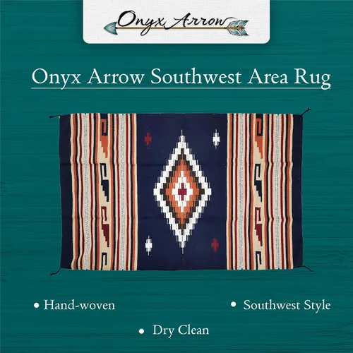 Miniatura 4 de Onyx Flecha Tapete de área estilo suroeste Decoración, Southwestern
