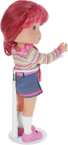 Miniatura 2 de Bard's 793W White Adjustable Doll Stand, fits 12 to 18 inch Dolls, waist width adjusts from 1.875 to 2.5 inches