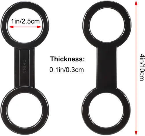 Miniatura 2 de Weewooday 12 piezas de buceo Snorkel Keeper Clip de silicona para máscara de correa de bloqueo, correa de buceo para máscara de buceo, soporte