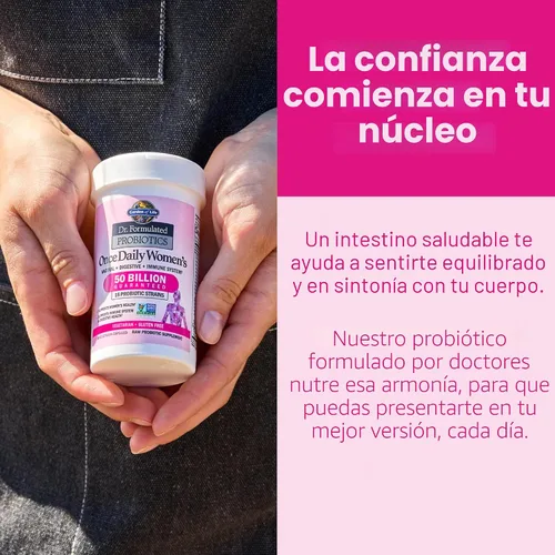 Miniatura 8 de Probiotico Jardín de vida, suplemento para las mujeres, Formulado una vez al día, estabilizante para la mujer, recomendado por Doctores