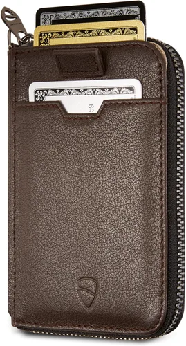 Vaultskin NOTTING HILL - Cartera con cremallera y protección RFID para tarjetas