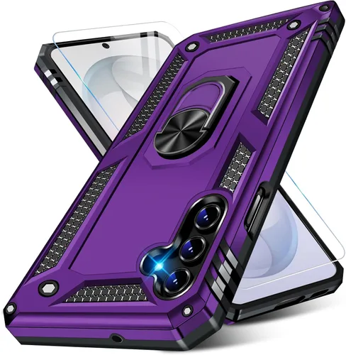 Miniatura 48 de Vaki Funda para Samsung Galaxy S22 5G con protector de pantalla integrado de grado militar, cubierta dura y resistente, funda resistente para Galaxy