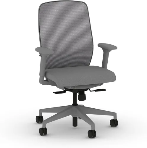 Miniatura 40 de HON Nucleus - Silla de trabajo con control avanzado de inclinación sincronizada, silla de oficina con soporte lumbar, brazos ajustables en altura