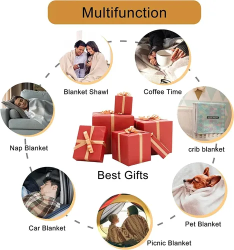 Miniatura 7 de YESCUSTOM Manta personalizable para la familia, mantas personalizadas con fotos, texto, 8 fotos, collages de fotos, regalo para el día de recuerdos