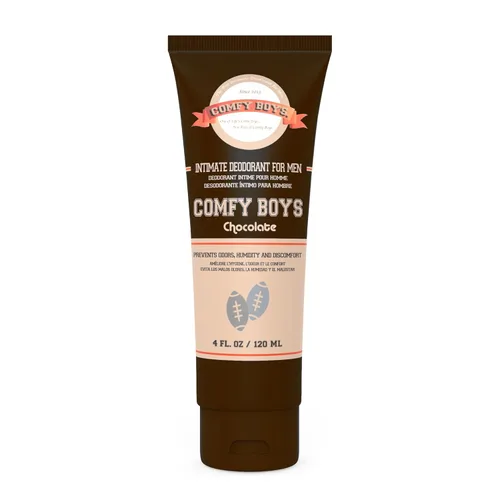 Chocolate - Desodorante prémium para hombre, antirozaduras, control de olor, sin aluminio, desodorante para hombre para partes privadas de hombres
