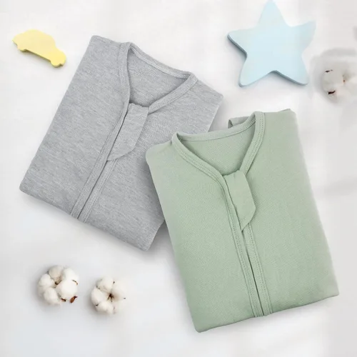 Miniatura 7 de Transition Swaddle - Saco de dormir para recién nacido de 0 a 3 meses, con brazos de transición con puños de manoplas, paquete de 2 sacos de dormir