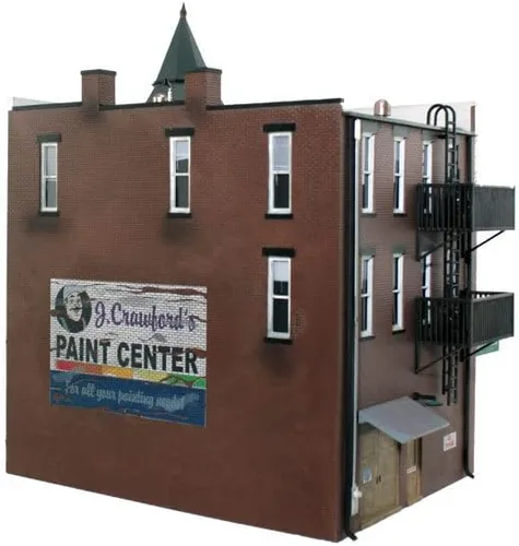Miniatura 3 de Woodland Scenics BR5847 O Davenport Estructura de grandes almacenes construidos y listos