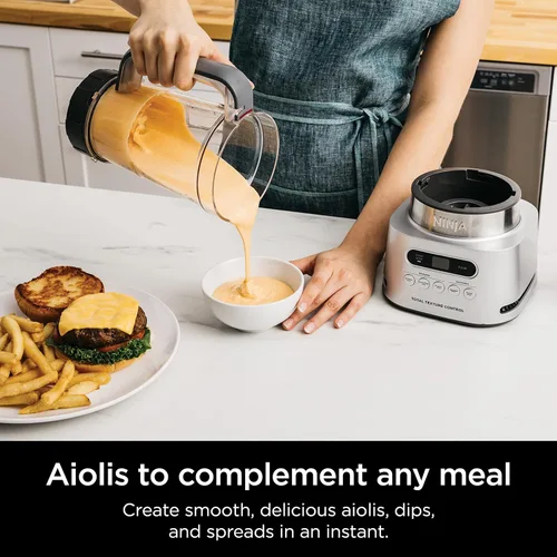 Miniatura 20 de Ninja Blender and Food Processor Combo, Foodi Power Blenders For-Kitchen and Personal Size, Smoothie Maker, 6 Functions for Spreads, Shakes and