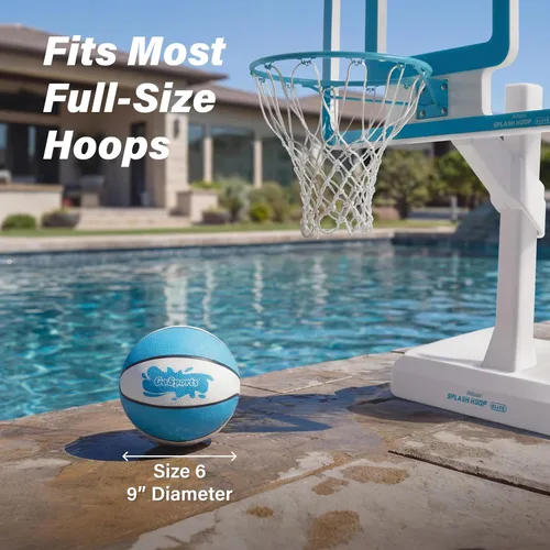 Miniatura 4 de GoSports Water Basketballs 2 Pack - Choose Between Size 3 and Size 6, Great for Swimming Pool Basketball Hoops