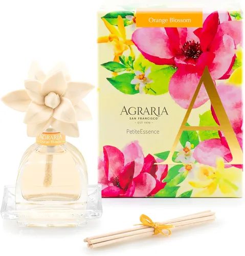 Miniatura 44 de AGRARIA Set de Difusor de Aroma de Flores y Varillas AirEssence, Juego de Fragancia Botánica de Flores Sola Hecho a Mano, Juego de Difusor de Aceite