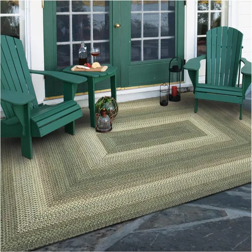 Miniatura 37 de Alfombra ovalada trenzada gris humo de 20 x 30 pulgadas, lavable para interiores y exteriores, decoración campestre para cocinas y entradas