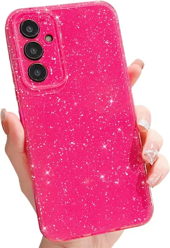 Miniatura 62 de MINSCOSE Funda compatible con Samsung Galaxy A14 5G, bonita funda delgada con purpurina fina, a prueba de golpes, de TPU para mujeres y niñas