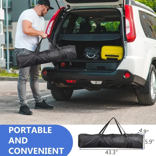 Miniatura 5 de Outvita Tienda de campaña para fiestas al aire libre, toldo para patio, carpa con paredes laterales extraíbles, tienda de campaña instantánea