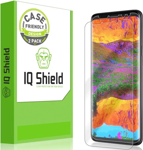 Miniatura 10 de IQShield Paquete de 2 protectores de pantalla para Samsung Galaxy S22, fácil instalación, antiarañazos, antiburbujas, película de TPU transparente