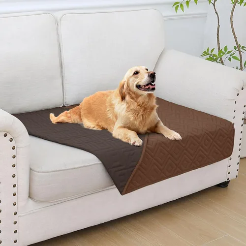 Miniatura 60 de hyha Manta impermeable para perro, manta suave para cama de perro, manta para mascotas, funda de sofá impermeable lavable para perros, fundas Gris