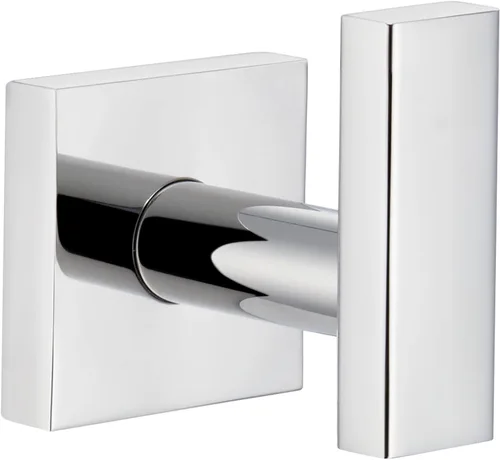 Gancho de toalla Angle Simple para baño, gancho para albornoz de acero inoxidable SUS 304, soporte de toalla de mano montado en la pared, cromo