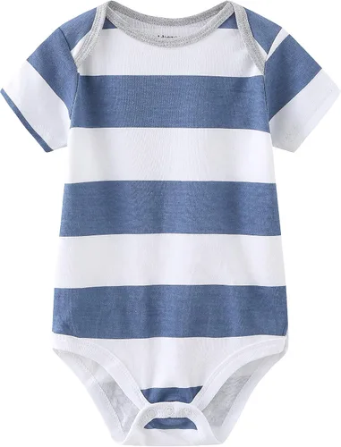 Miniatura 3 de Conjunto de canastilla para bebé, 9 piezas, conjunto de mamelucos y pantalones, conjunto de regalo unisex para bebé