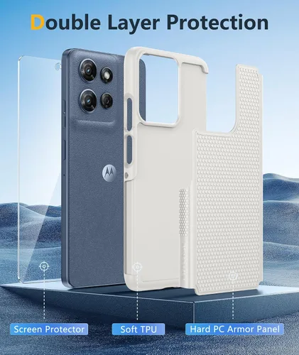 Miniatura 366 de FNTCASE Funda para iPhone 17 Pro: Fundas delgadas translúcidas de color azul claro compatibles con MagSafe, protección completa de la cámara