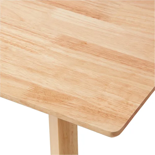 Miniatura 6 de Amazon Basics Mesa de comedor rectangular de madera maciza con certificación FSC, fácil de montar, 29.5 pulgadas de profundidad x 47.2 pulgadas