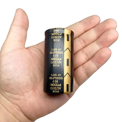Miniatura 4 de 2 piezas 80V 10000UF Condensador electrolítico de inserción 35x70mm (1.37x2.76in) Filtro de amplificador de potencia Condensador electrolítico