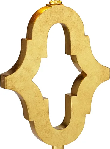 Miniatura 6 de Possini Euro Design Judith - Lámpara de mesa de lujo moderna de mediados de siglo, 28.75 pulgadas de alto, tela negra dorada, rectangular