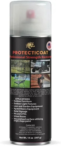 Protecticoat Eliminador de oxidación y restaurador de plástico – Máxima protección UV, 1 año de garantía – Revestimiento protector para metal,