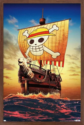 Miniatura 9 de Trends International Netflix One Piece - Póster de pared de una hoja, 34 pulgadas de largo x 22.4 pulgadas, versión enmarcada en negro
