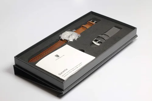 Miniatura 2 de Porsche WAP0700090K Classic Collection Driver's Selection - Juego de cronógrafo de edición limitada, color marrón y negro