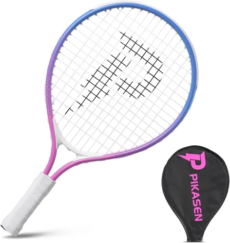 Raqueta de tenis para niños de 17 a 25 pulgadas, el mejor kit de inicio para niños de 4 años en adelante con bolsa de correa para el hombro y mini