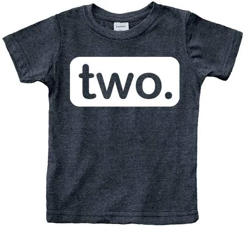2 cumpleaños camiseta niño 2 años niño pequeño niño traje segundo dos camiseta fiesta