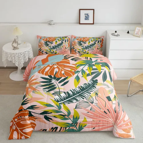 Miniatura 7 de Erosebridal Phoenix - Juego de edredón tamaño individual, juego de ropa de cama con estampado de pájaro mágico, estampado de pájaros mágicos, Multi