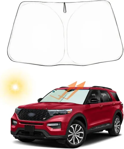 Miniatura 20 de Parasol plegable para parabrisas delantero de automóvil, ajuste personalizado para Ford F-150 F150 2015-2020 Lariat, King Ranch, Platino, XL XLT