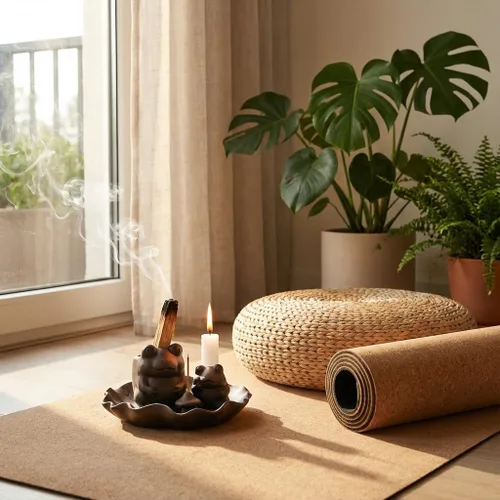 Miniatura 7 de ChangWanna Soporte multifuncional para incienso de rana 4 en 1, soporte de Palo Santo, soporte de salvia, soporte de incienso de cerámica
