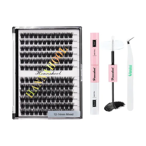 Miniatura 17 de 12 filas - Bandeja grande con pestañas postizas mixtas de 8, 10, 12, 14, 16 mm / mixtas de 14, 15, 16 mm / mixtas de 14 mm - 16 mm / mixtas de 18-20