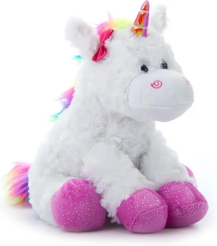 Peluche de unicornio multicolor, de The Petting Zoo (10 pulgadas)