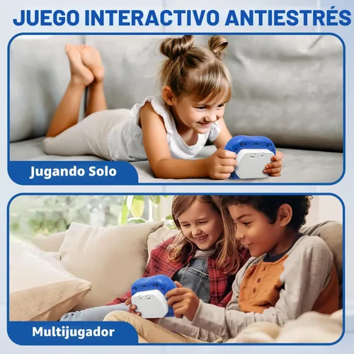 Miniatura 4 de Intoypad Juguete para ansiedad con luz para niños, 6 modos de pantalla LED, controlador de juegos de empuje rápido, juego eléctrico para reventar