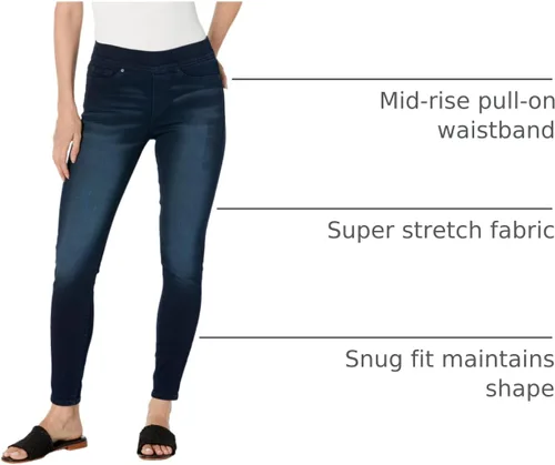 Miniatura 49 de Signature de Levi Strauss & Co. Gold Totally Shaping - Jeans ajustados para mujer, totalmente moldeadores, sin botones