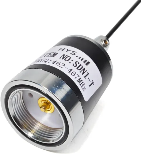 Miniatura 4 de HYS Antena de látigo Amateur UHF NMO de 17.7 pulgadas, 3.5dBi 462MHz–467MHz, W/13ft RG58 Cable coaxial techo NMO Montaje Antena con UHF MALE/PL259/L