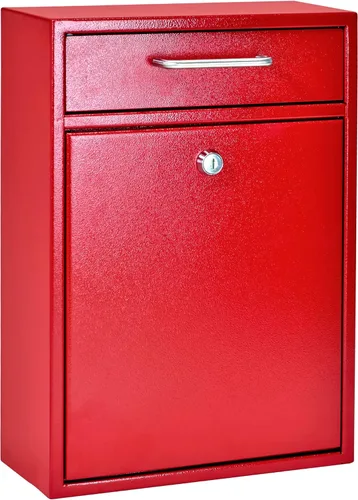 Miniatura 15 de Buzón de correo con caja de seguridad, de montaje en pared, 7415 Granite