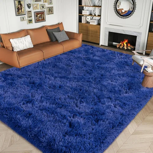 Miniatura 103 de Dssimo - Alfombra superesponjosa para la habitación, alfombra de área moderna, pequeña, suave y acogedora de felpa para niños, niñas y adolescentes