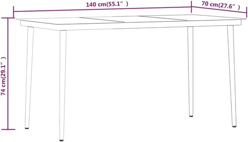 Miniatura 3 de 5-Piece Outdoor Patio Dining Set Black, PE Rattan Furniture with Tempered Glass Table Top and Powder-Coated Steel Frame for Garden, Balcony, Backyard