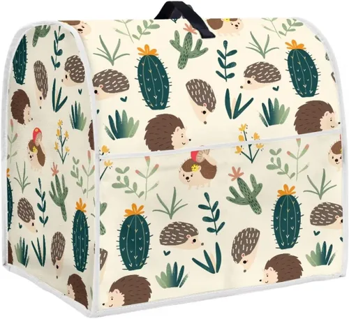 Miniatura 15 de Talayituse Beach Turtle Starfish Print Stand Mixer Cover for 4.5-5 Quarts Kitchen Aid, Washable Mixer Dust Cover with Handle and Pocket Kitchen